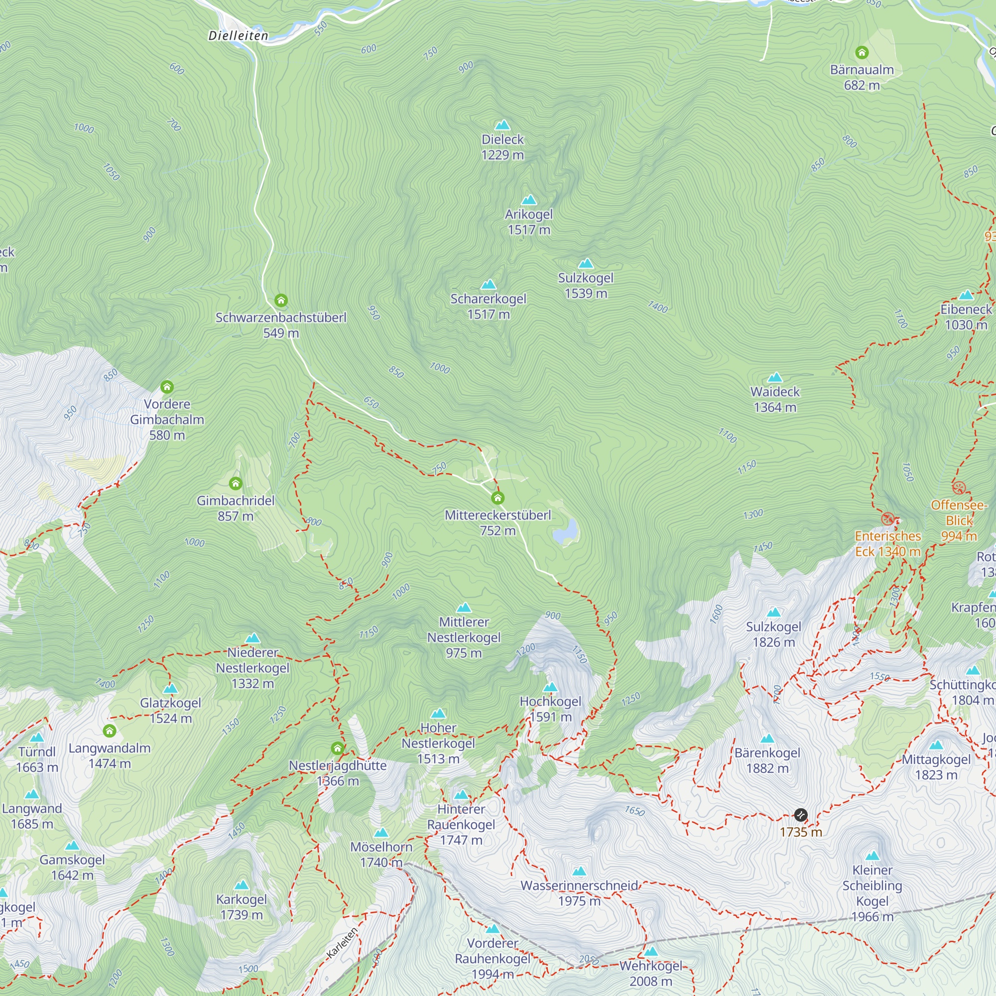 Mittereckerstüberl map