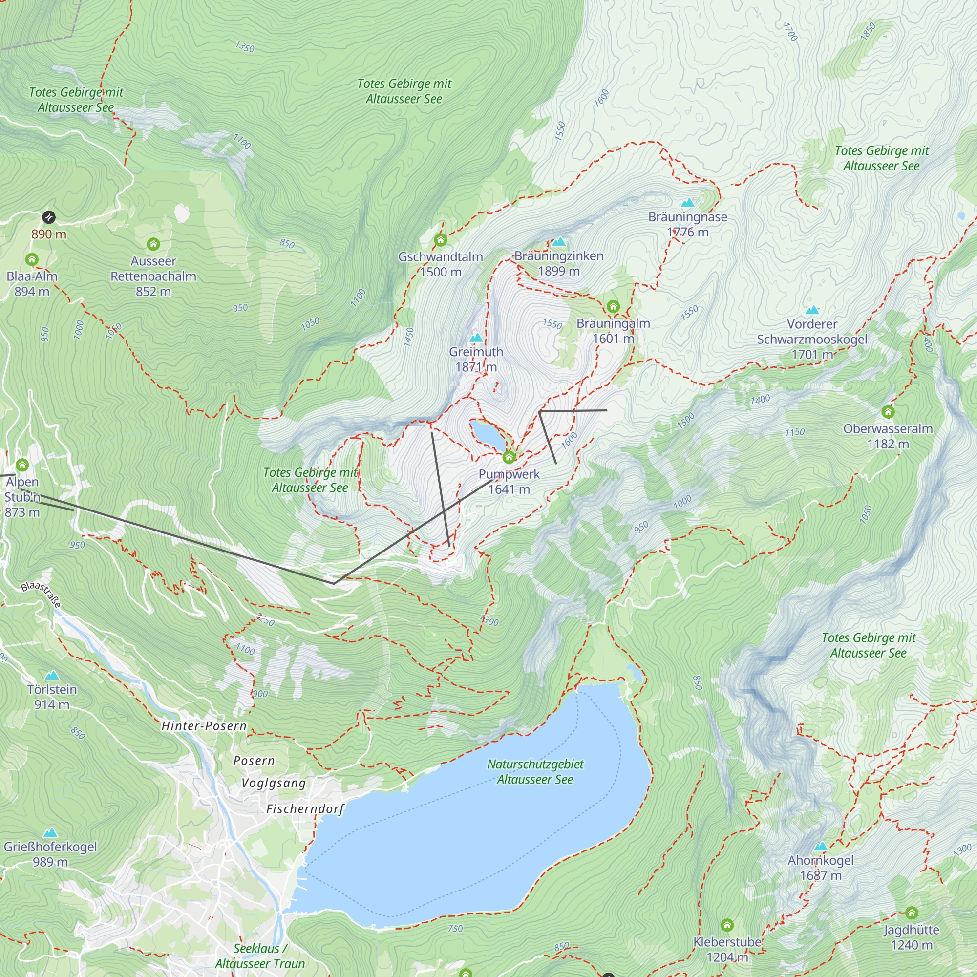 Loseralm map