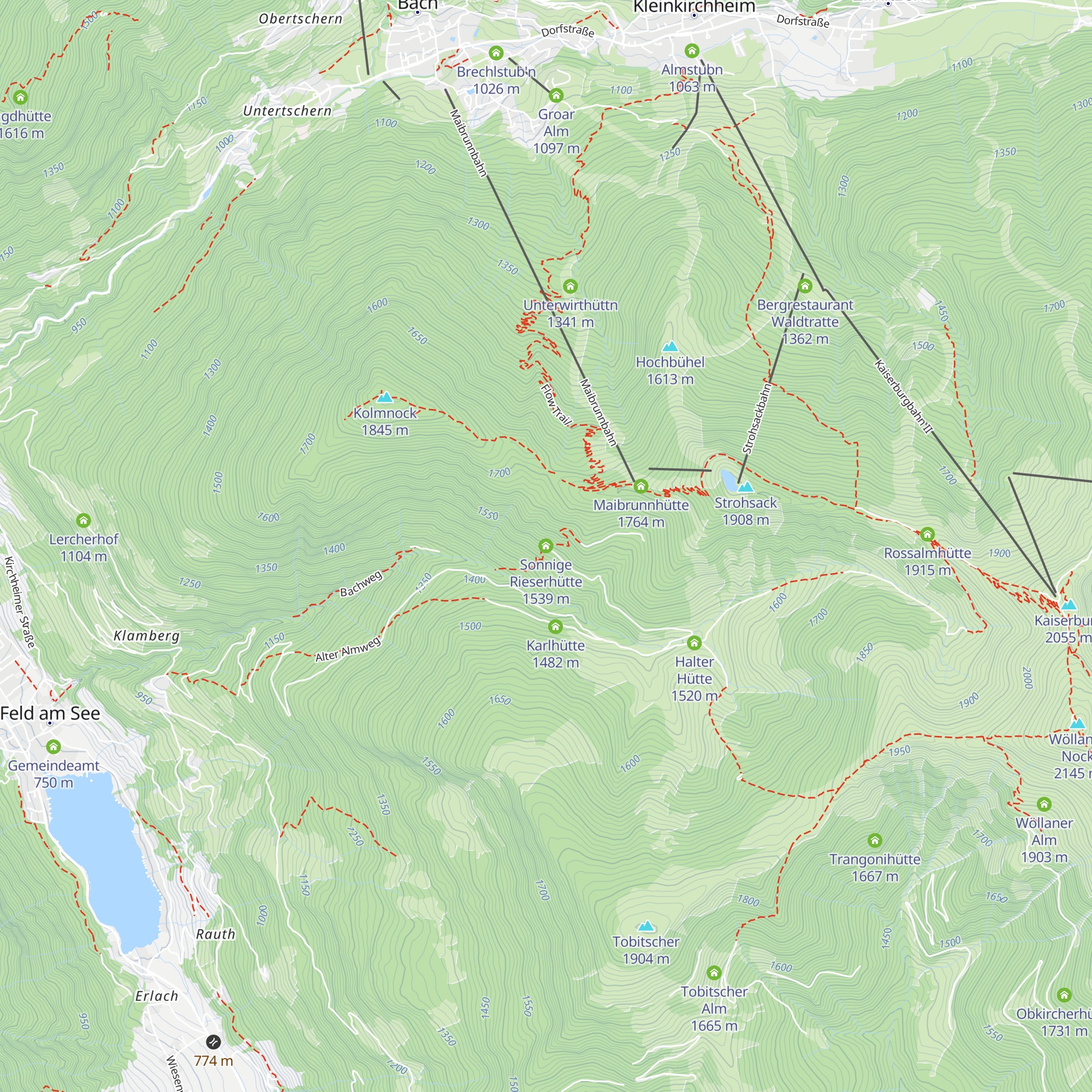 Sonnige Rieserhütte map