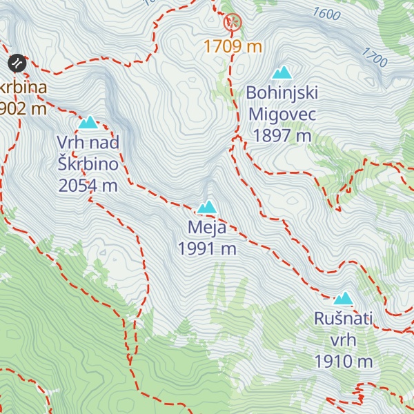 Map of Meja