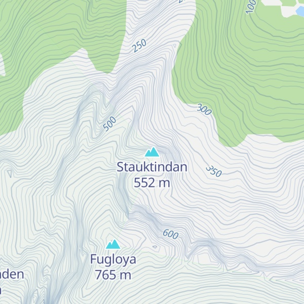 Map of Stauktindan