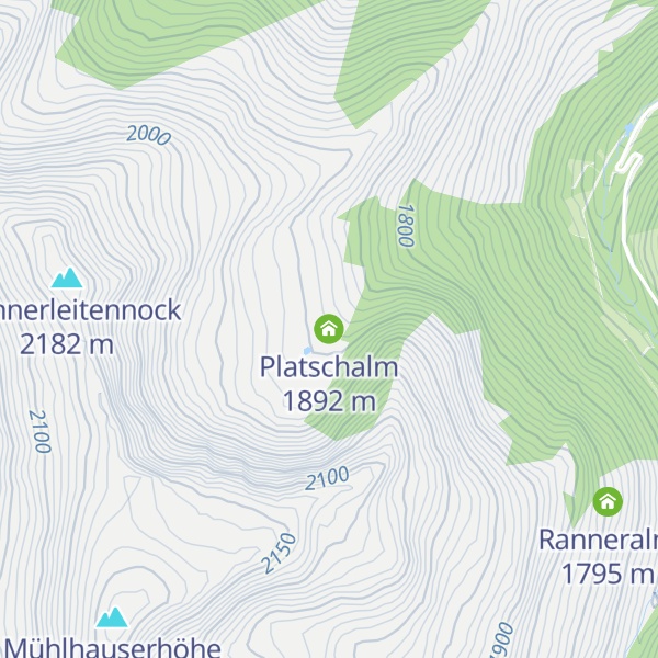 Map of Platschalm