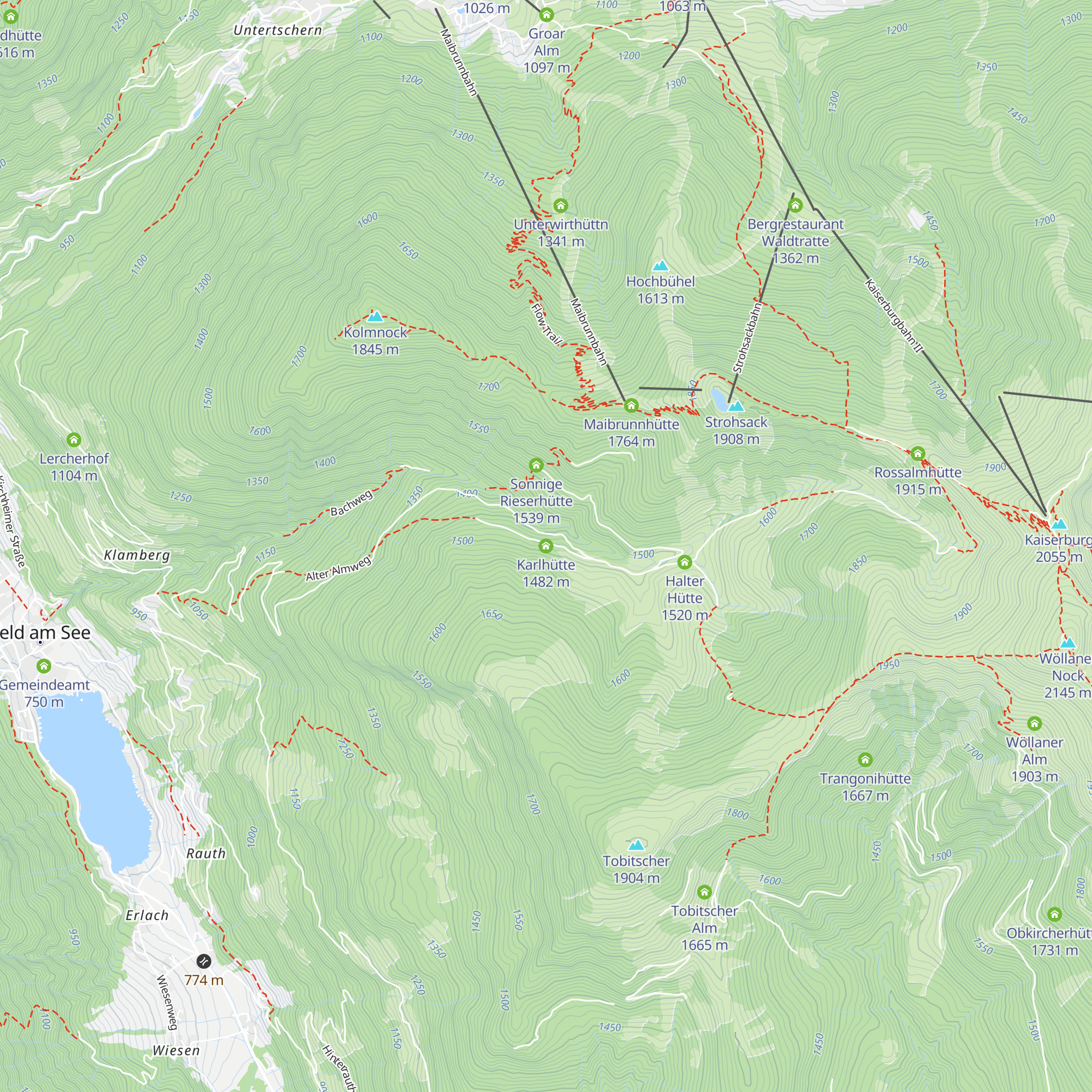 Karlhütte map