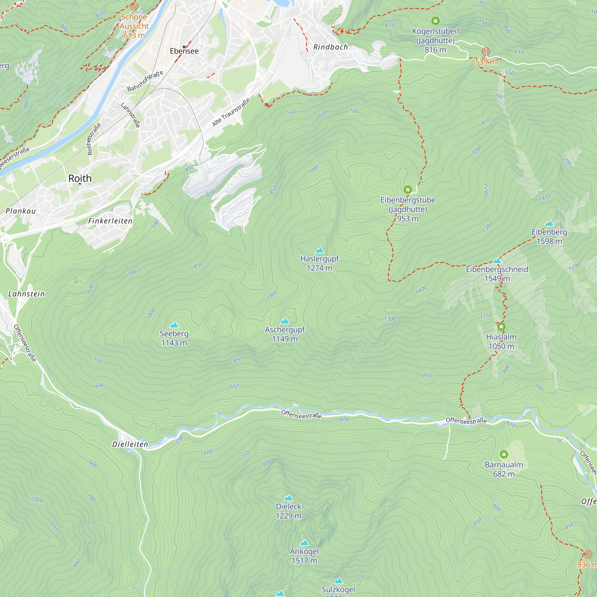 Ascherstube map