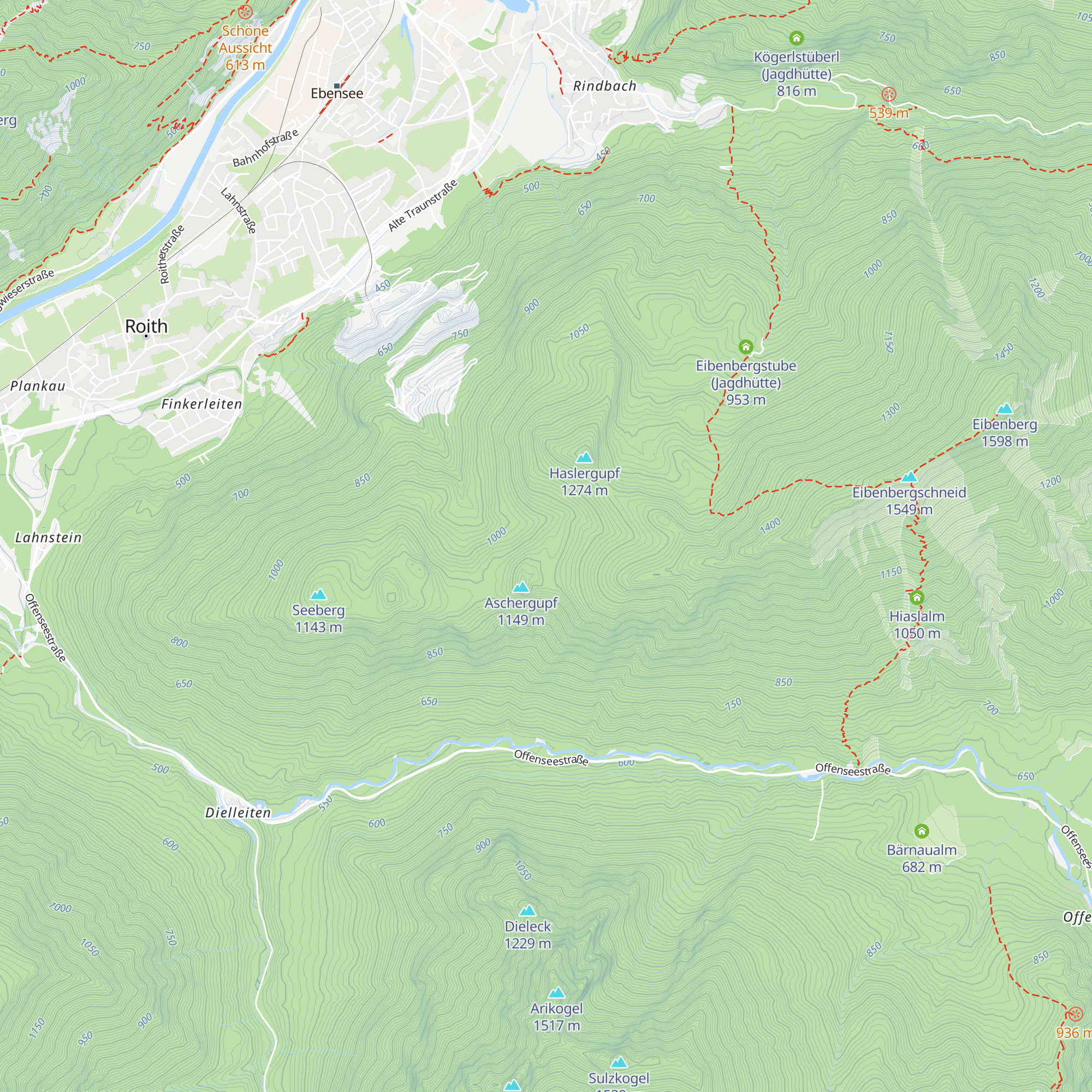 Ascherstube map