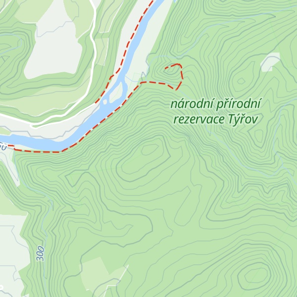 Map of Vosník