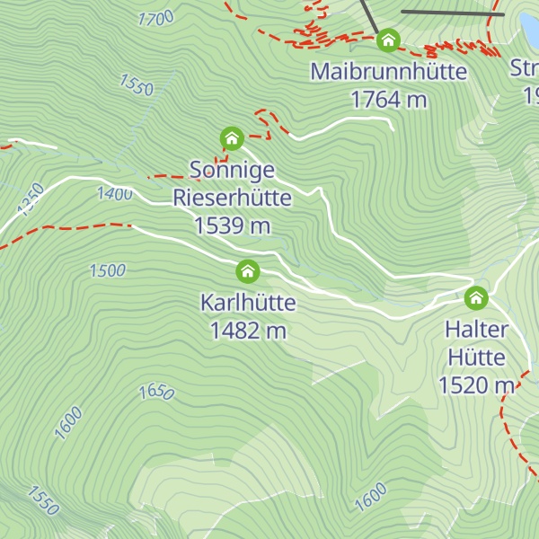 Map of Rieserhütte
