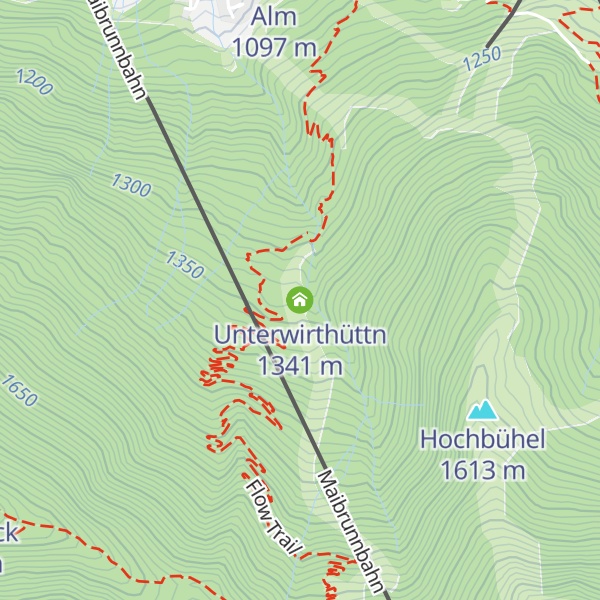 Map of Unterwirthüttn