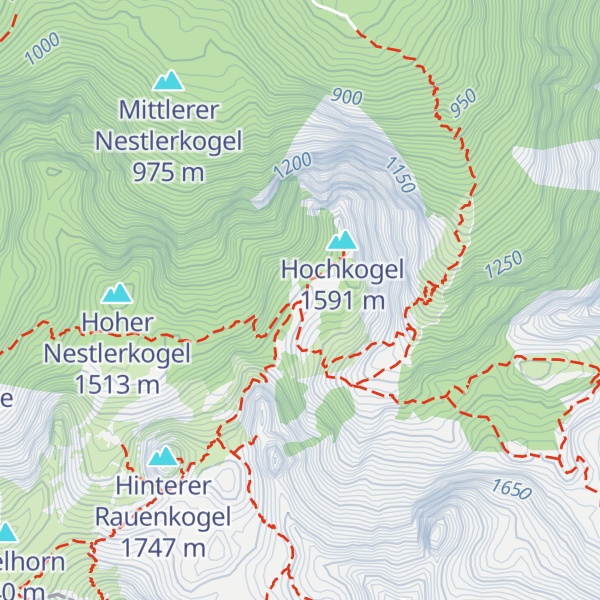 Map of Ebenseer Hochkogelhütte