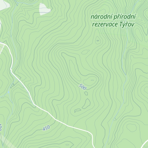 Map of Holý vrch