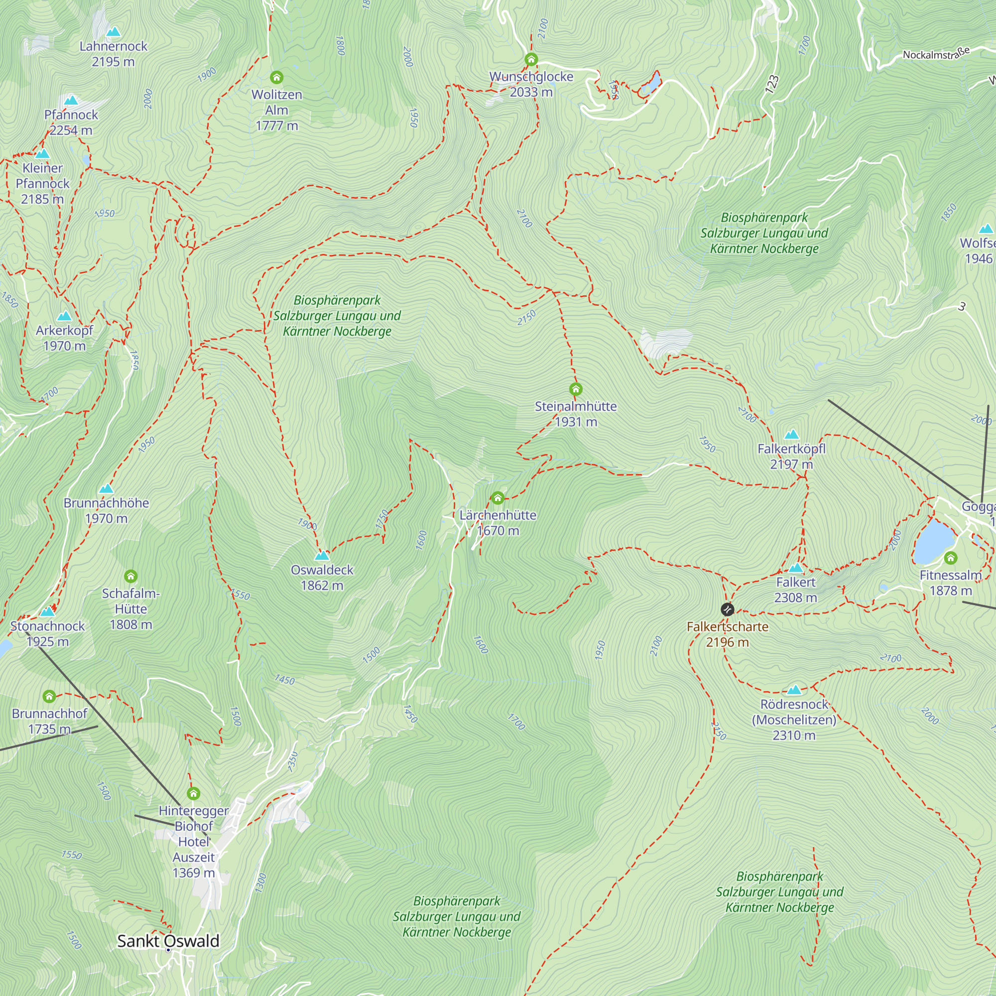 Lärchenhütte map