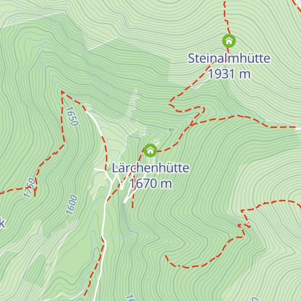 Map of Lärchenhütte