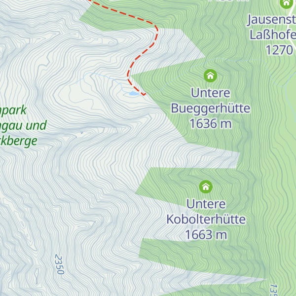 Map of Obere Kobolterhütte