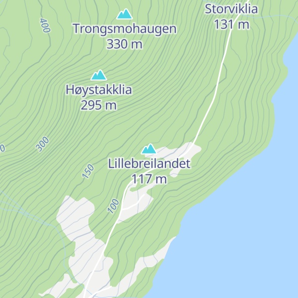 Map of Lillebreilandet