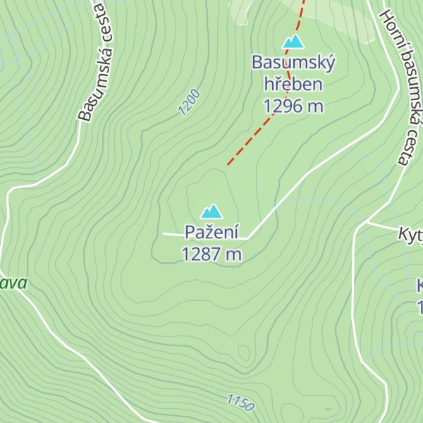 Map of Pažení