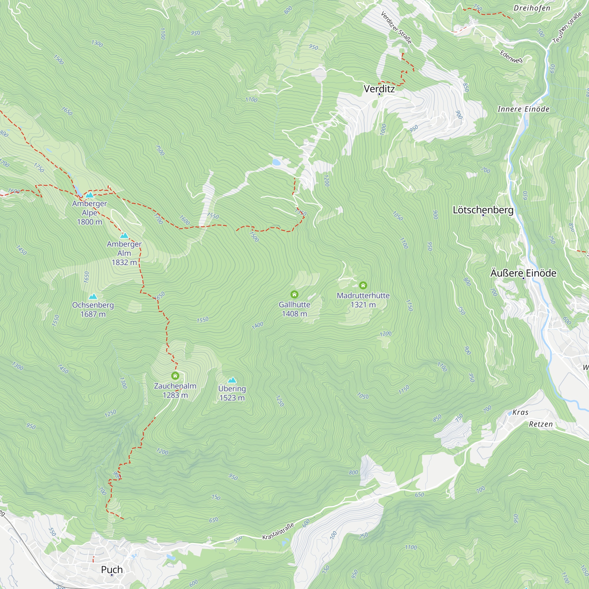 Gallhütte map