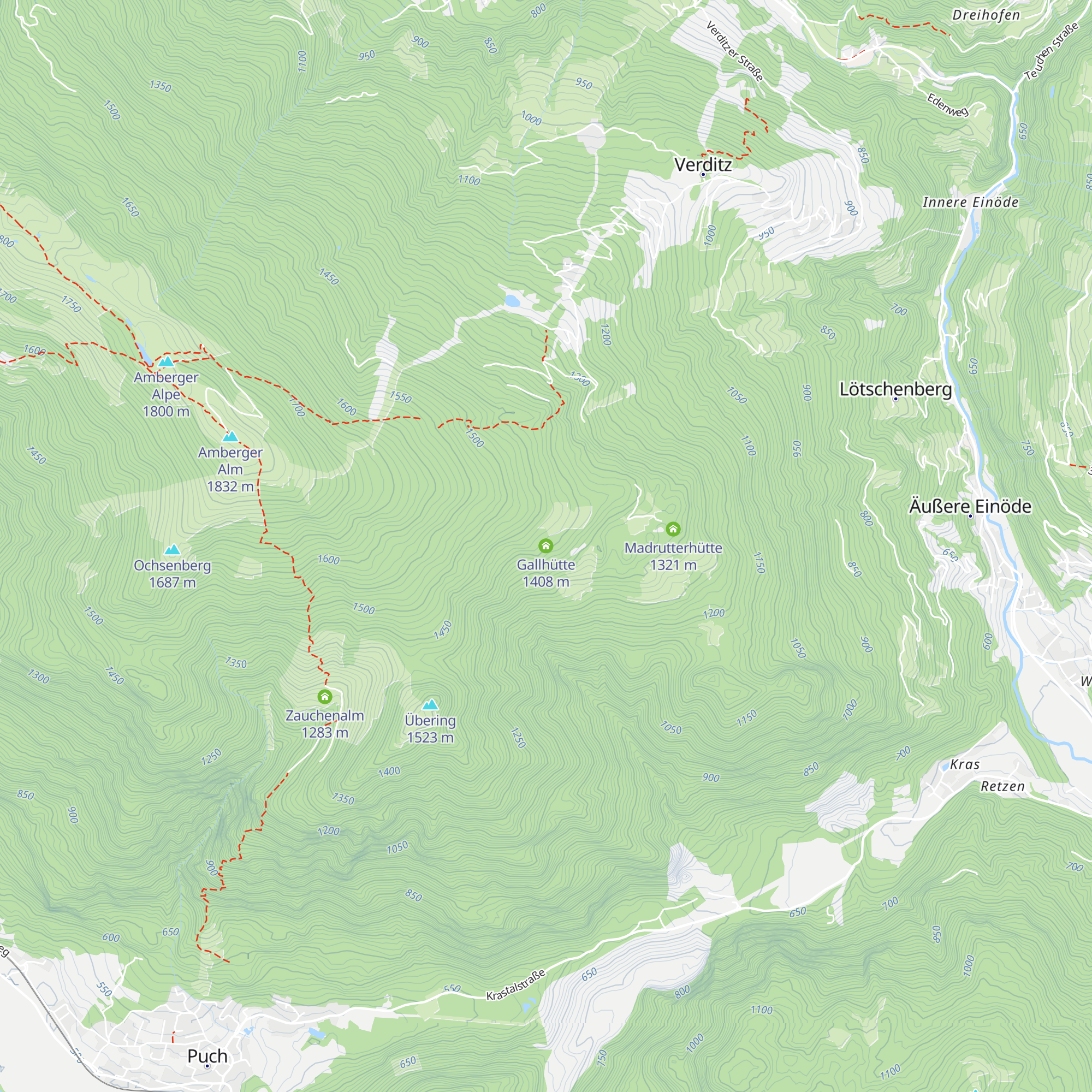 Gallhütte map