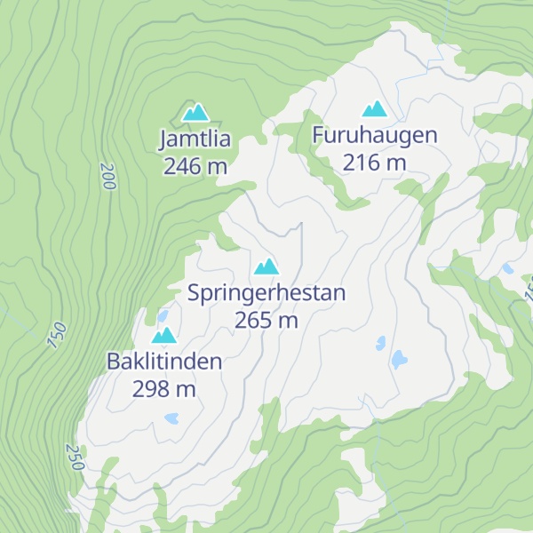 Map of Springerhestan
