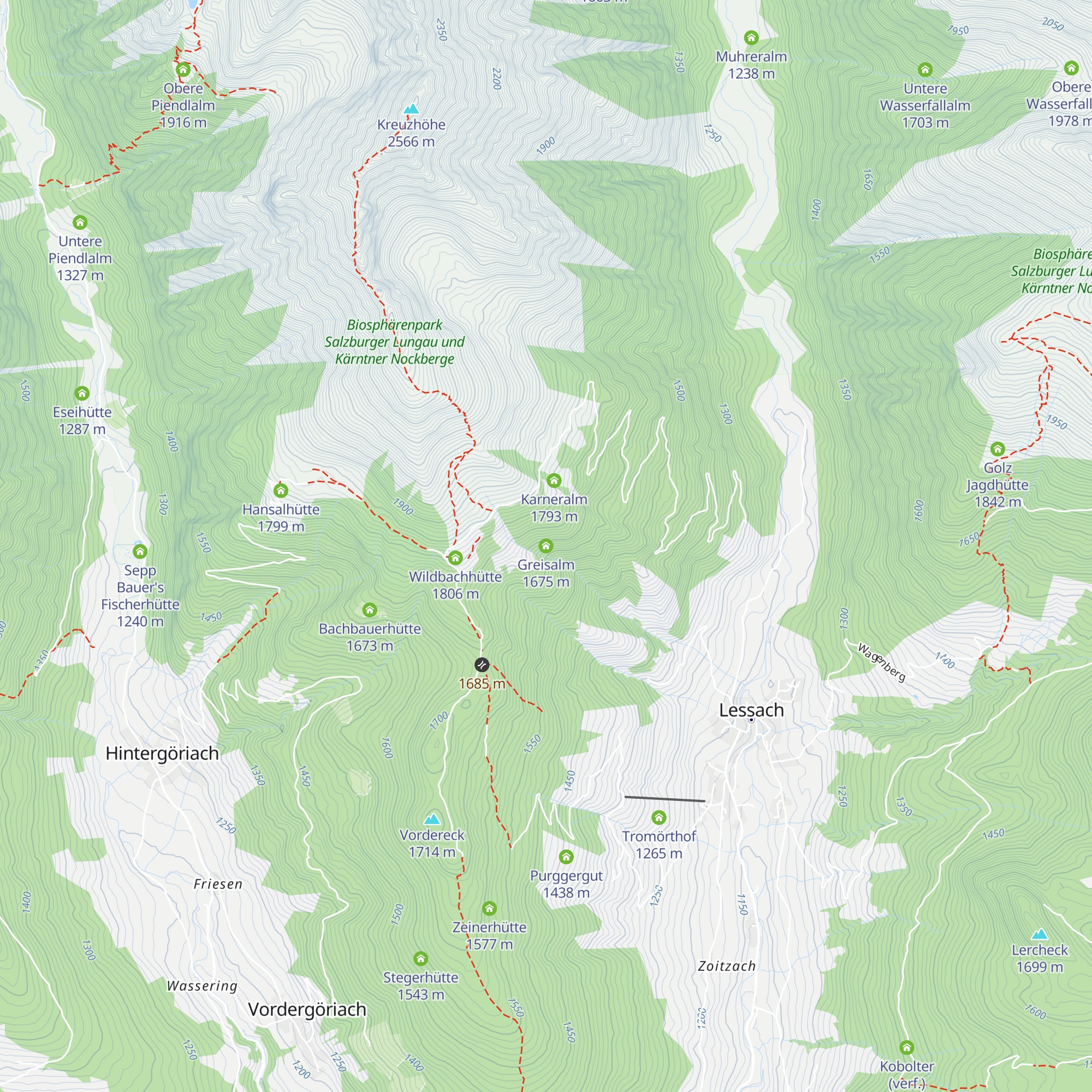 Greisalm map