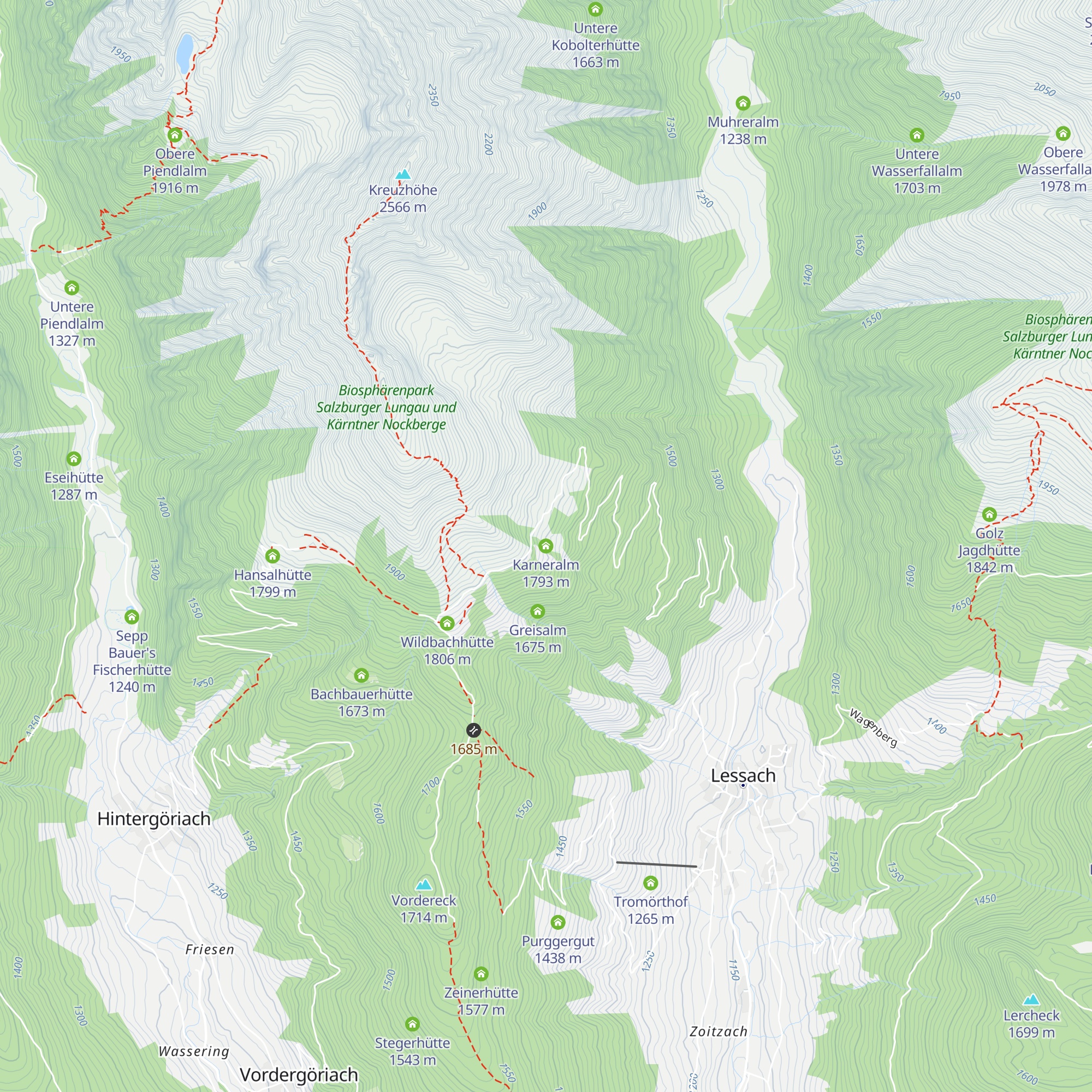 Karneralm map