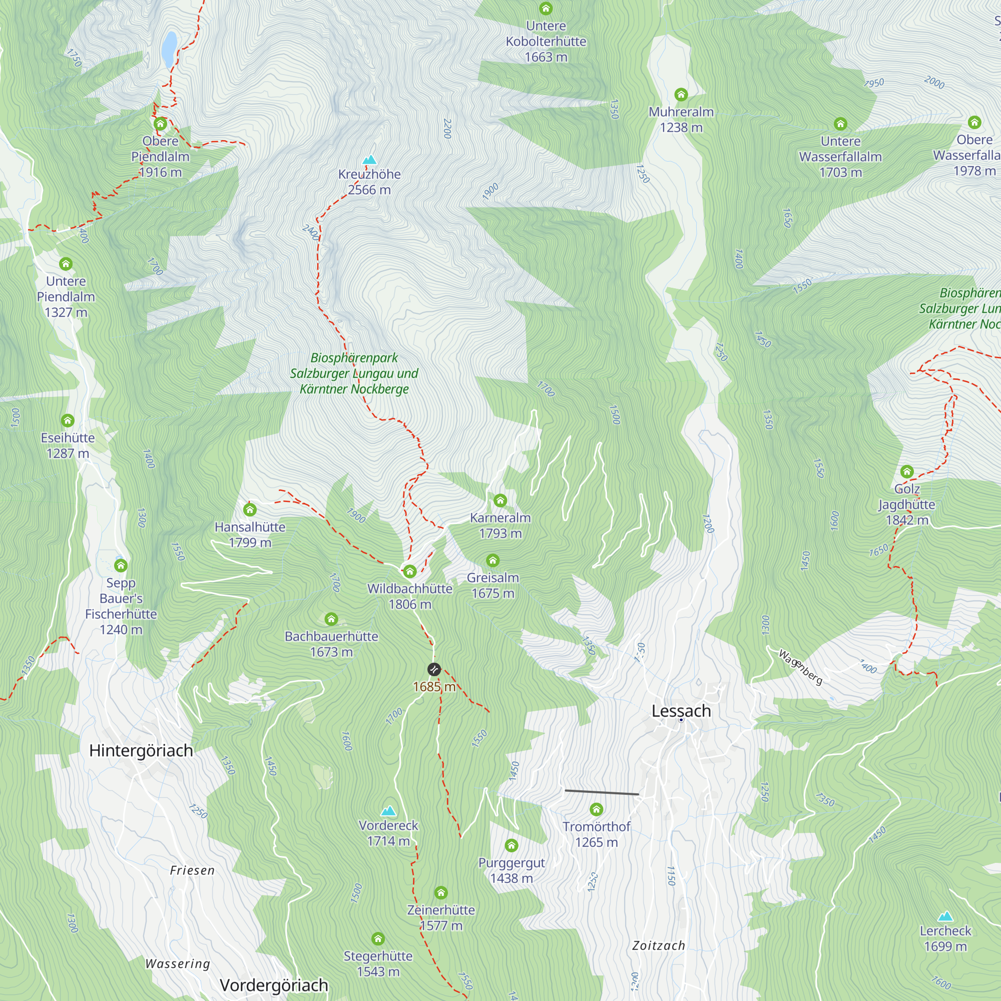 Karneralm map