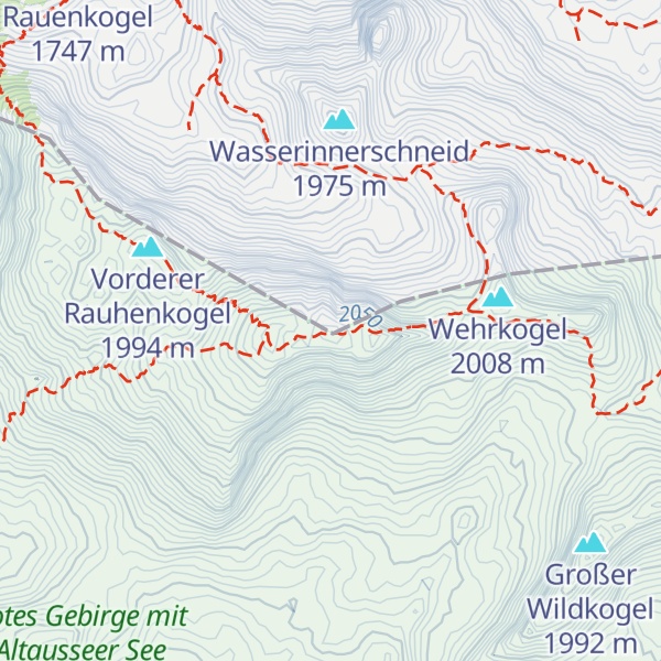 Map of Großer Wildenkogel