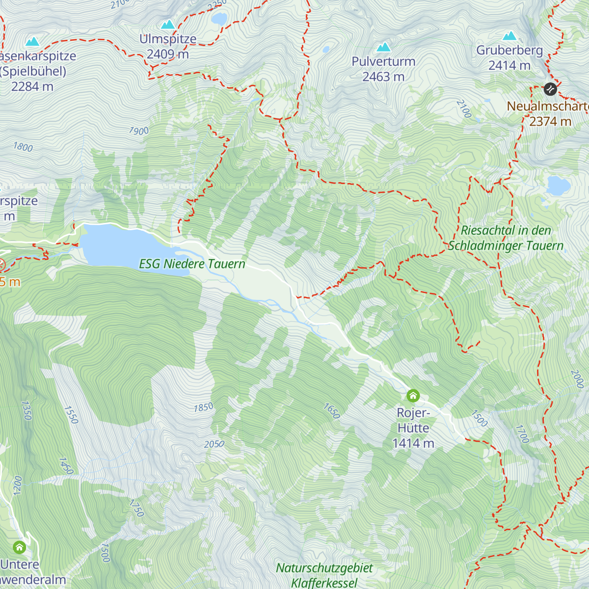Kerschbaumer Alm map