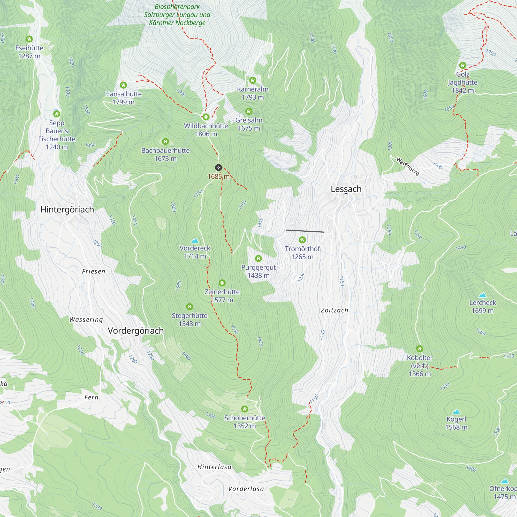 Purggergut map