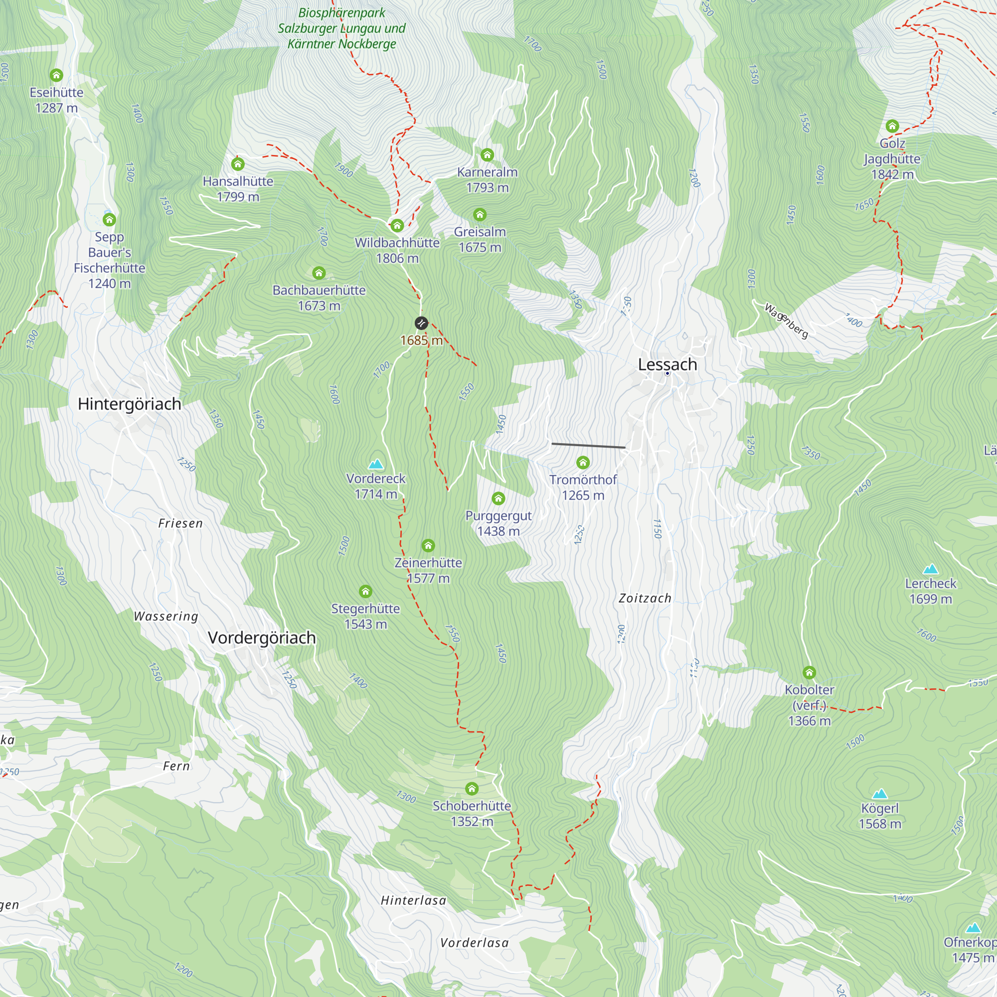 Purggergut map
