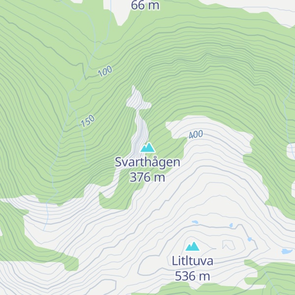 Map of Svarthågen