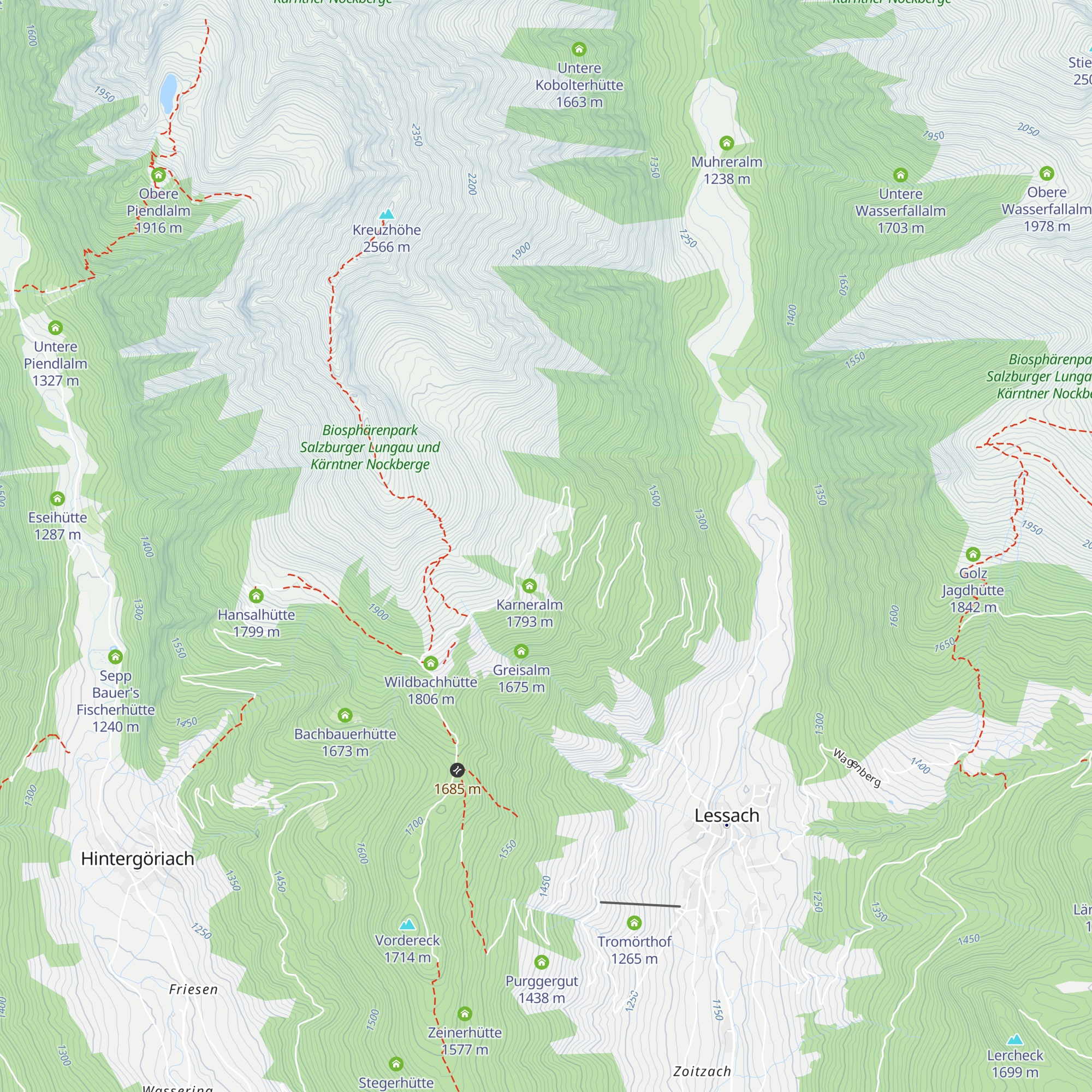 Maxenalm map