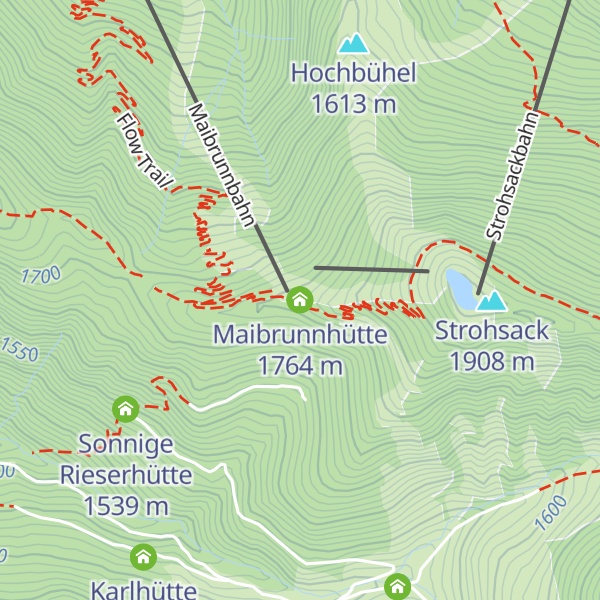 Map of Maibrunnhütte