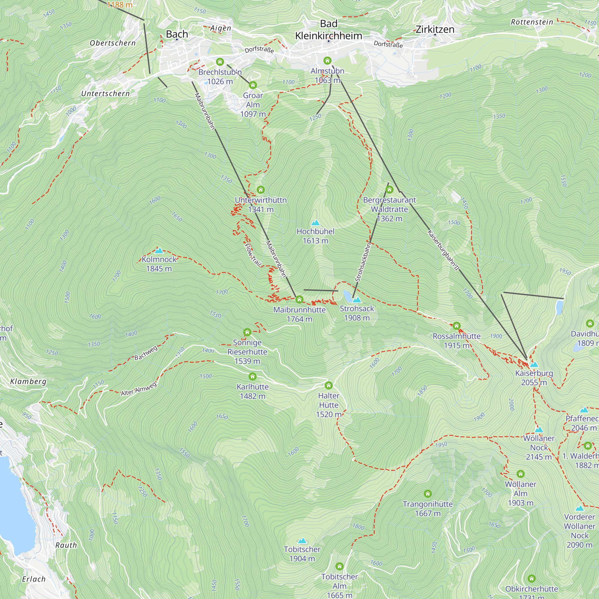 Maibrunnhütte map