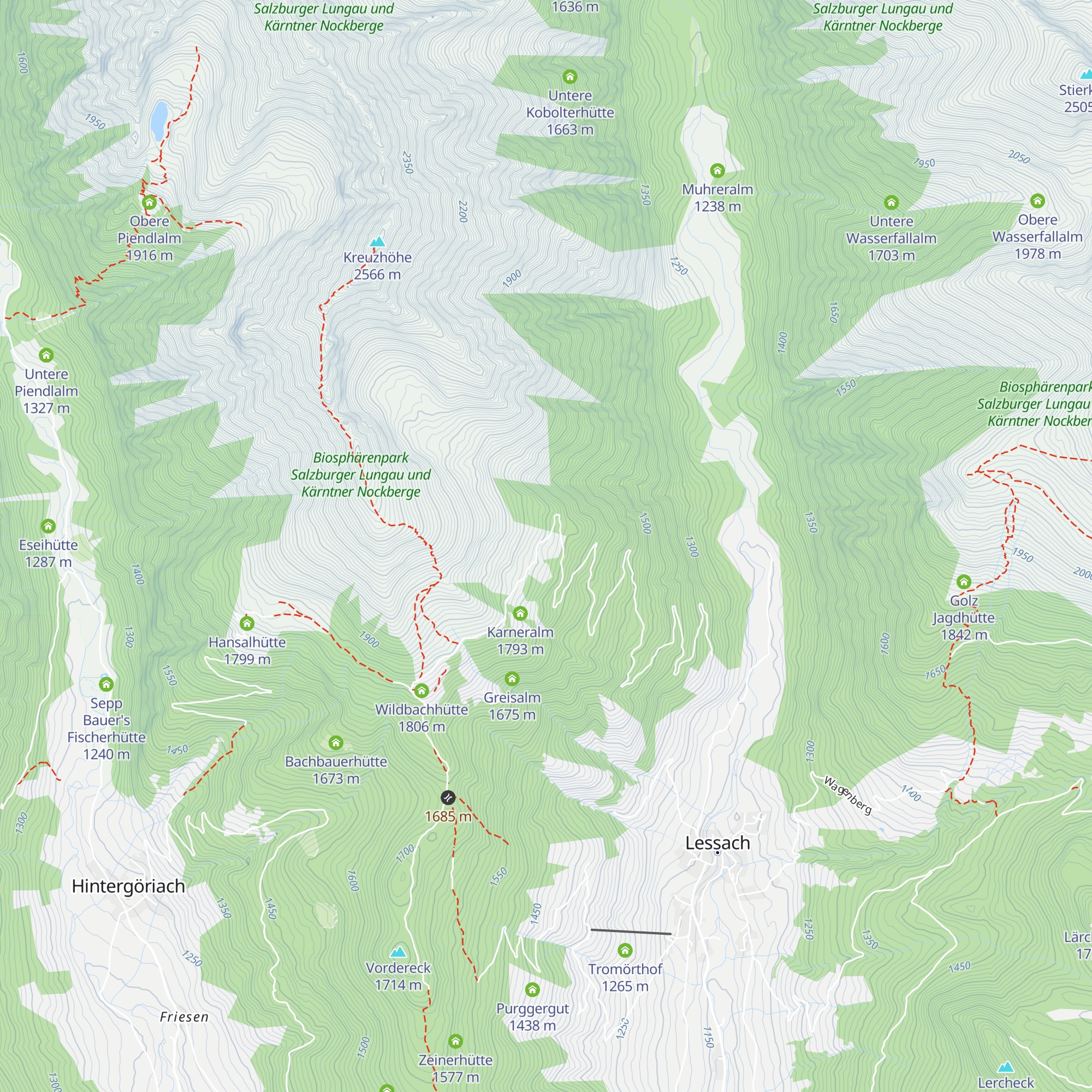 Zeineralm map