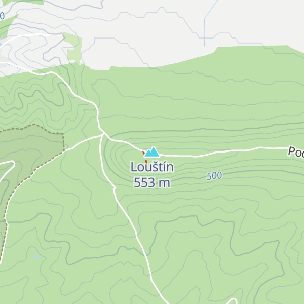 Map of Louštín