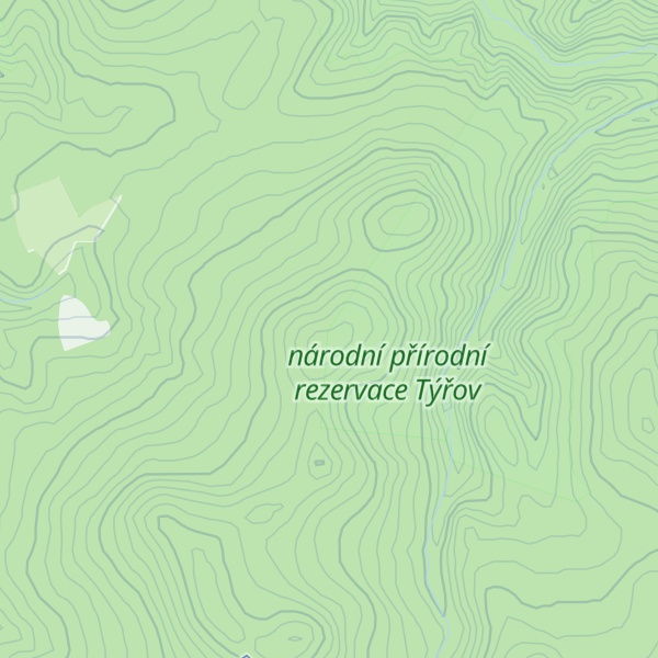 Map of Zelený vrch