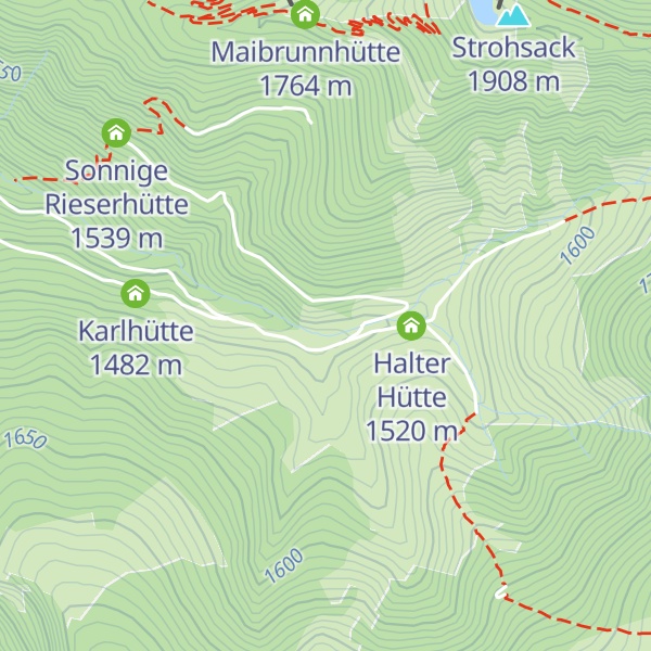 Map of Klamerhütte Sennerei
