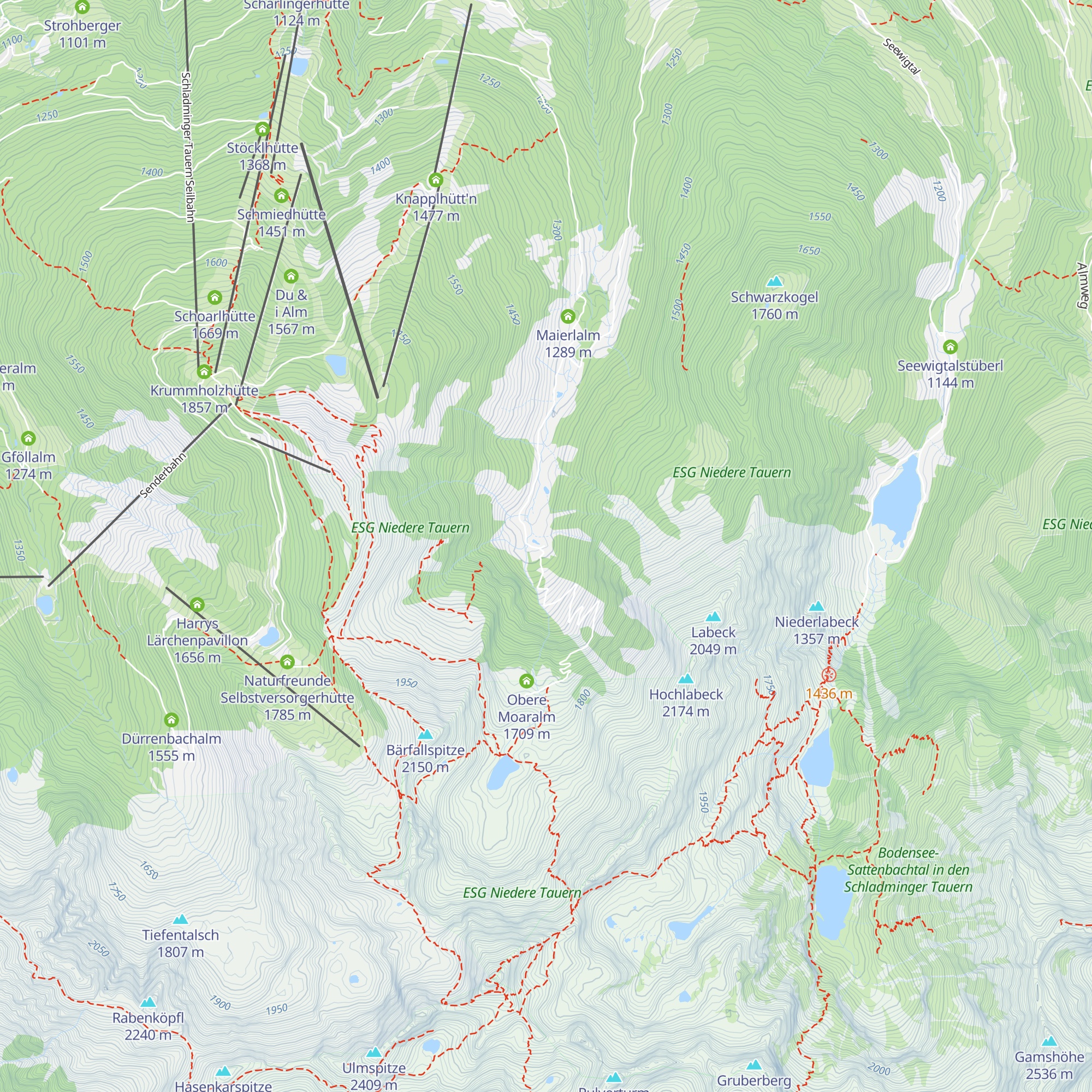 Moaralm map