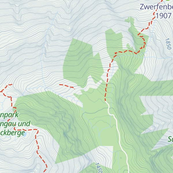 Map of Hinteralmhütten