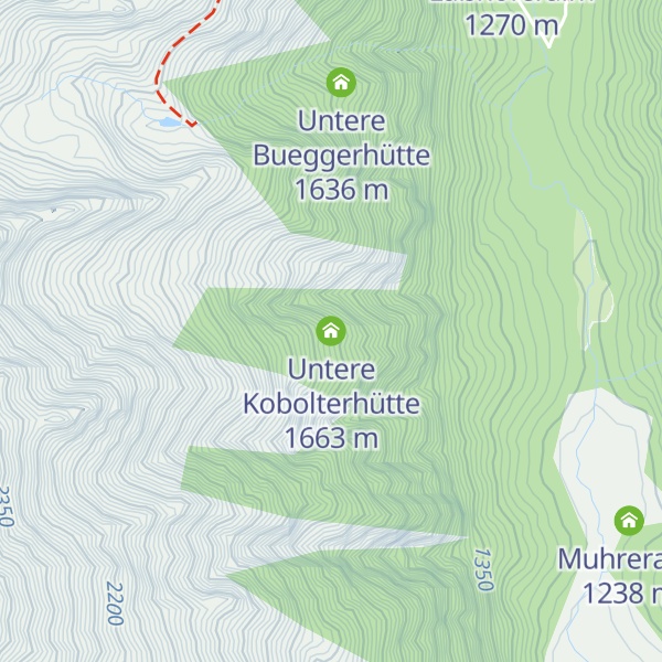 Map of Untere Kobolterhütte