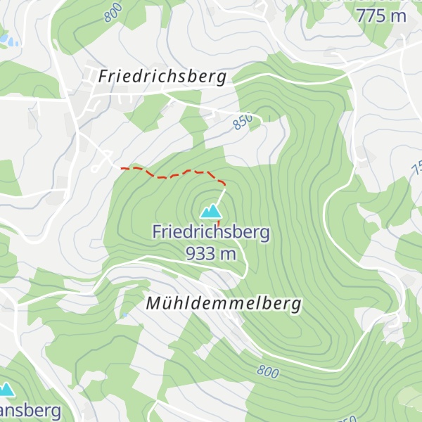 Map of Friedrichsberg