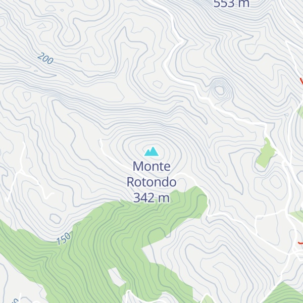 Map of Monte Rotondo