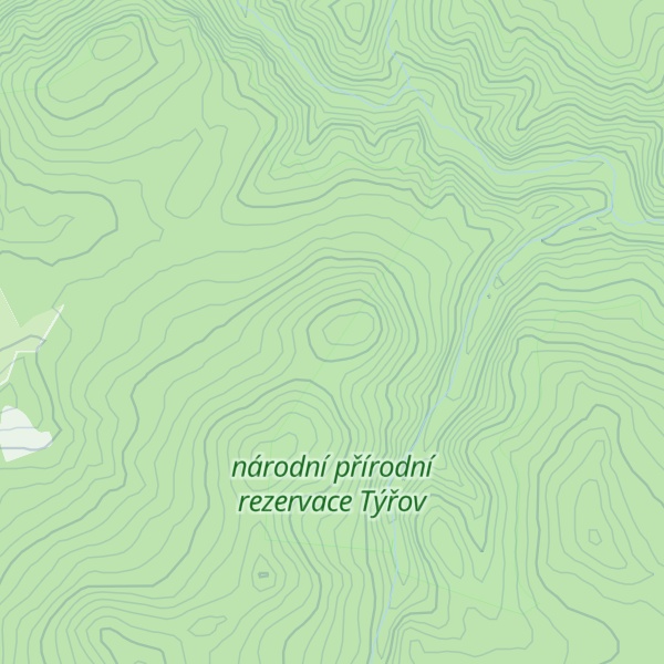 Map of Zadní vrch