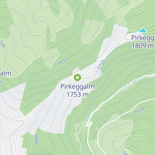 Map of Pirkeggalm
