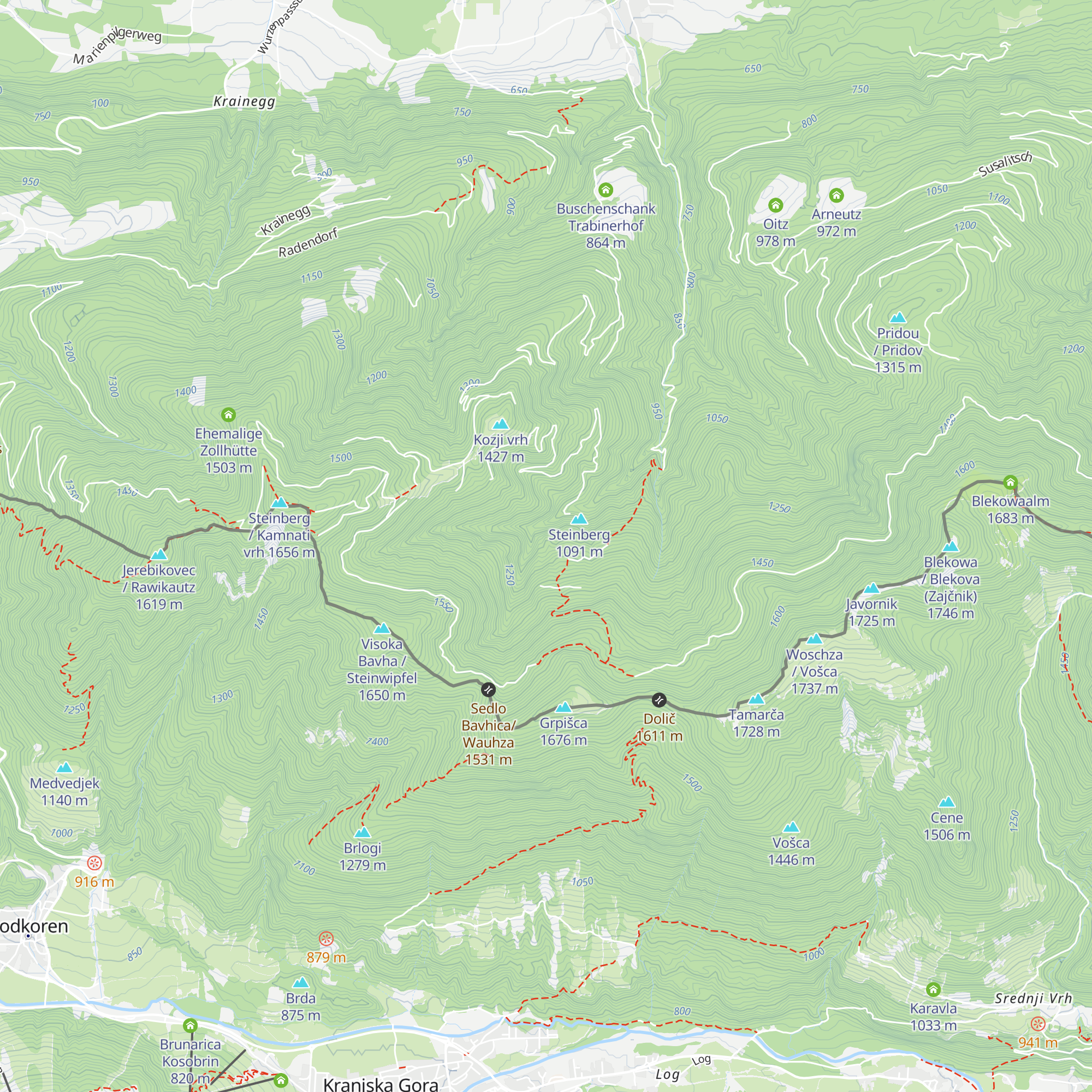 Jagdhütte map