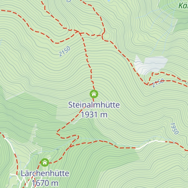 Map of Steinalmhütte