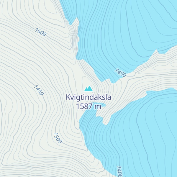 Map of Kvigtindaksla