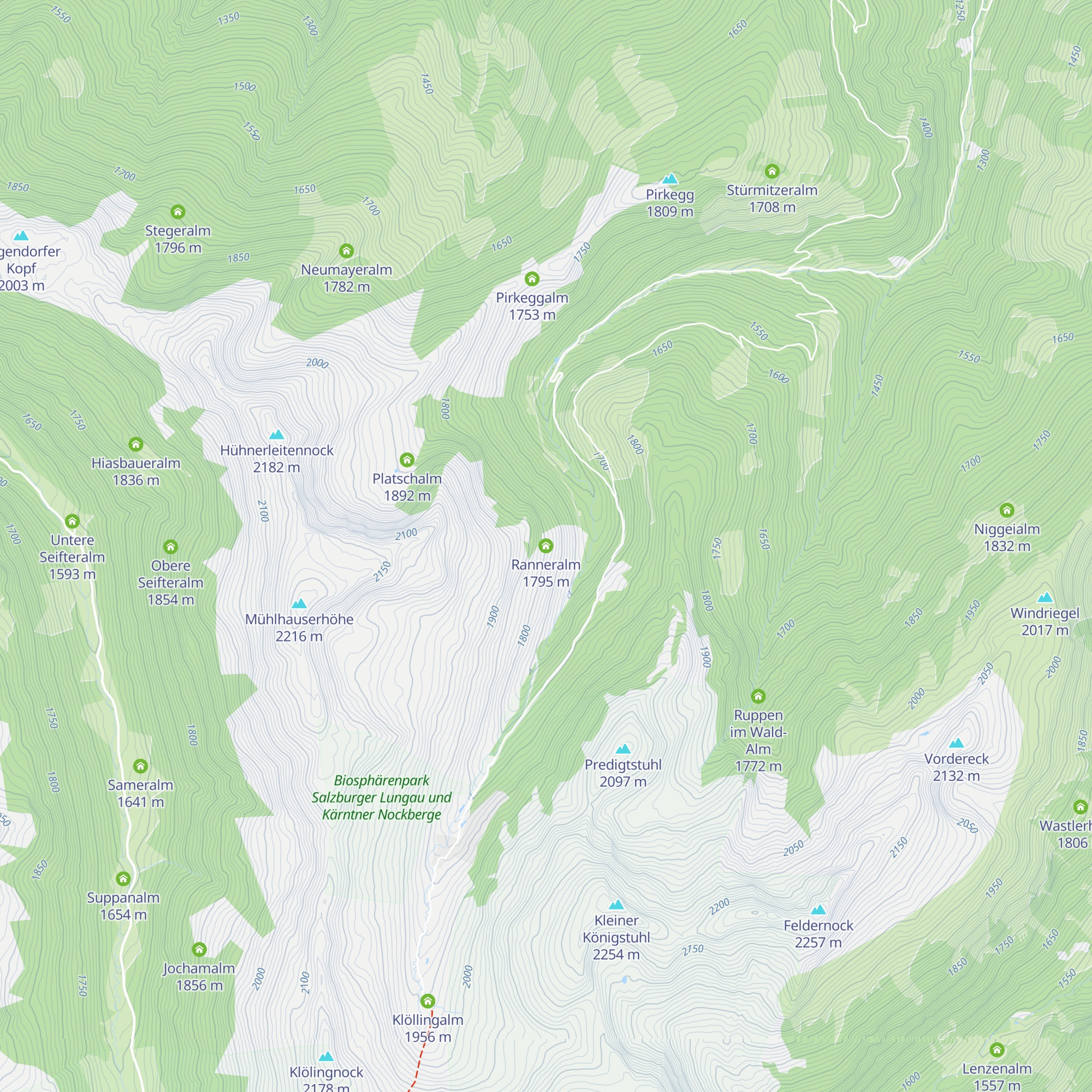 Ranneralm map
