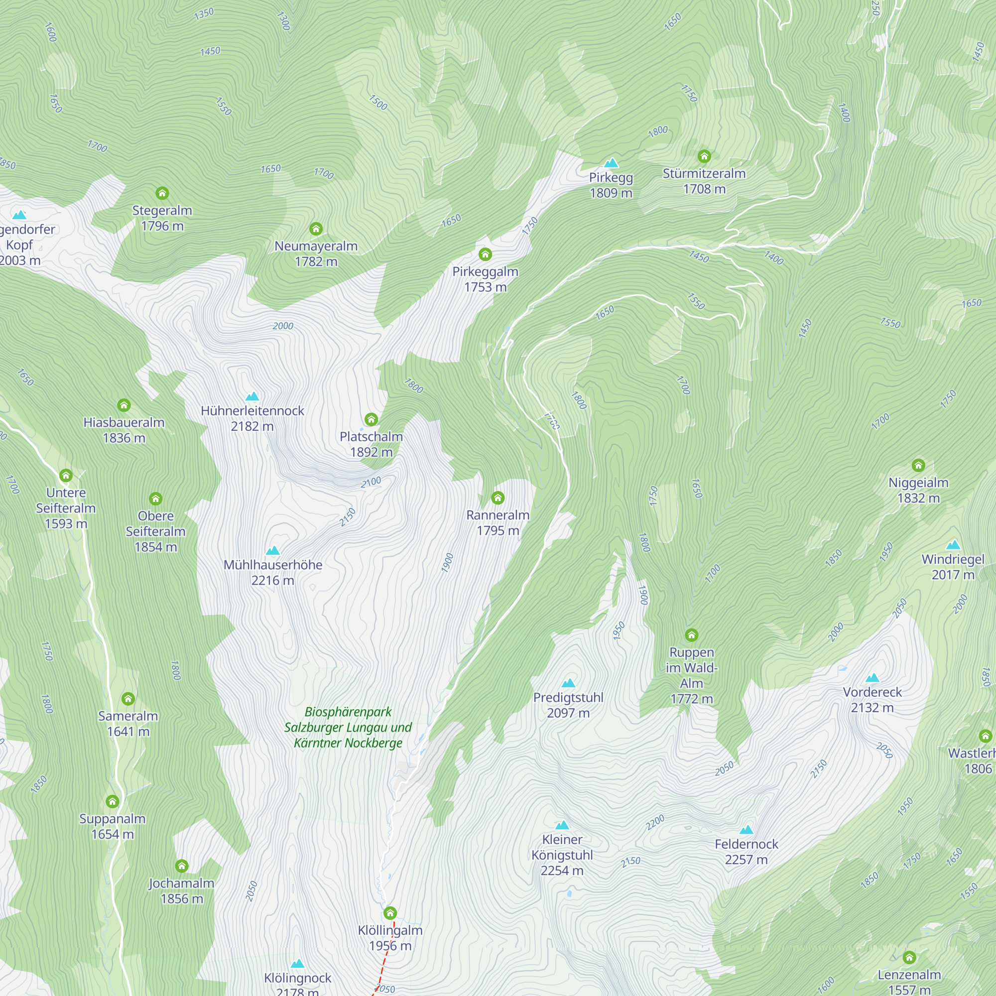 Ranneralm map