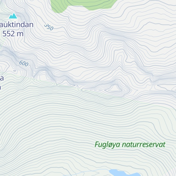 Map of Langfjellet